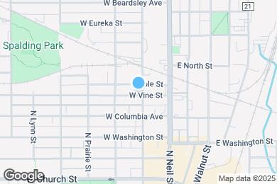 Map image of the property - 701 N Randolph St