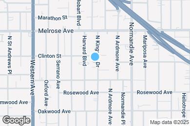 Map image of the property - 543 N Kingsley Dr
