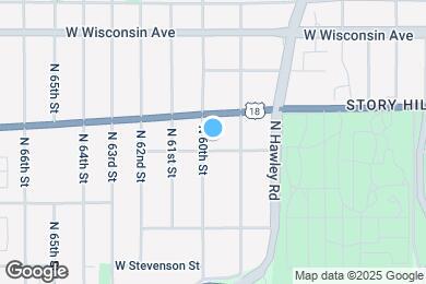Map image of the property - 5934 W St Paul Ave