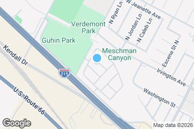 Map image of the property - 3681 W Uva Ln