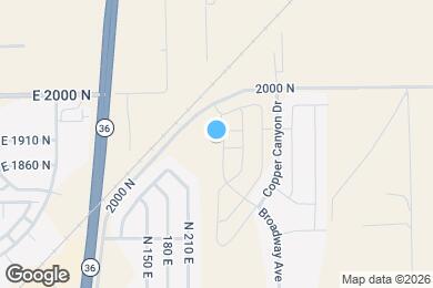 Map image of the property - 1895 N Ten Hens Ave