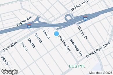 Map image of the property - 2437 S Centinela Ave
