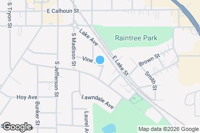 Map image of the property - 402 Vine St