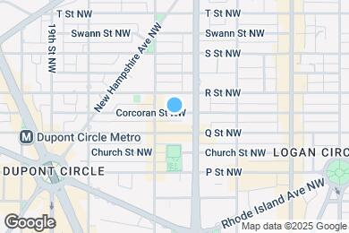 Map image of the property - 1616 Corcoran St NW