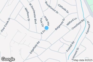 Map image of the property - 311 E Dorchester Blvd