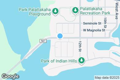 Map image of the property - 1260 Shorecrest Cir