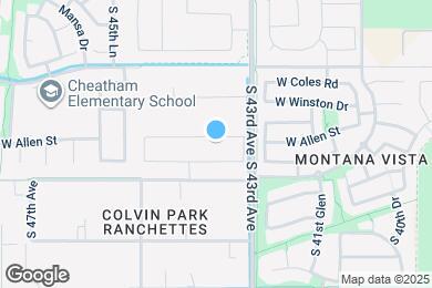 Map image of the property - 4349 W Allen St