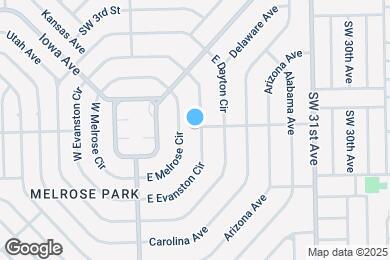 Map image of the property - 601 E Evanston Cir