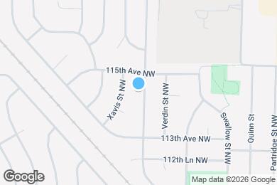 Map image of the property - 11418 Wren St NW