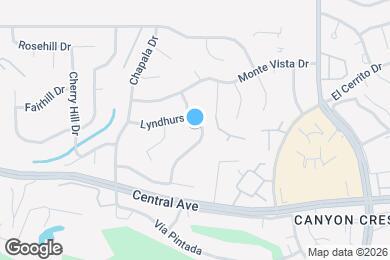 Map image of the property - 1184 Lyndhurst Dr