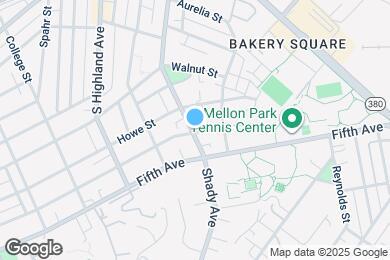 Map image of the property - 525 Shady Ave