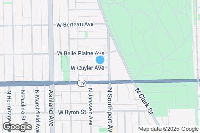 Map image of the property - 1417 W Cuyler Ave