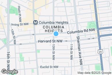 Map image of the property - 2909 13th St NW