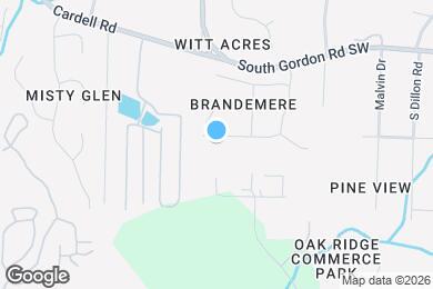 Map image of the property - 1793 Brandemere Dr SW