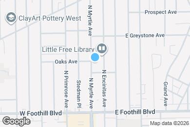 Map image of the property - 218 N Myrtle Ave