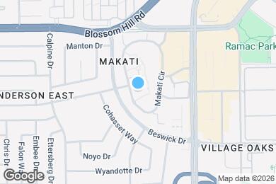 Map image of the property - 5590 Makati Cir