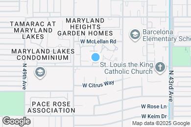 Map image of the property - 4608 W Maryland Ave