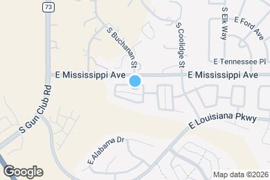 Map image of the property - 23789 E Mississippi Cir