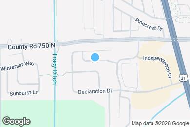 Map image of the property - 105 Winterwood Dr