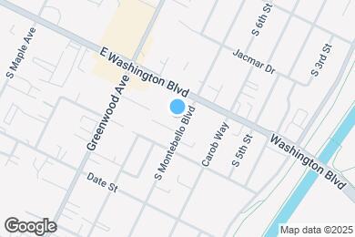 Map image of the property - 1033 S Montebello Blvd