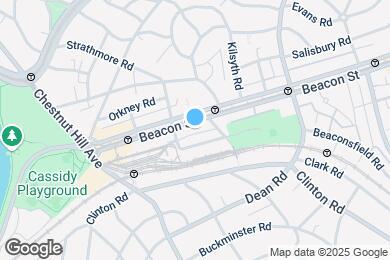 Map image of the property - 1859 Beacon St