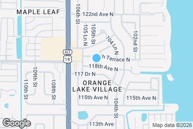 Map image of the property - 10535 118th Ave N