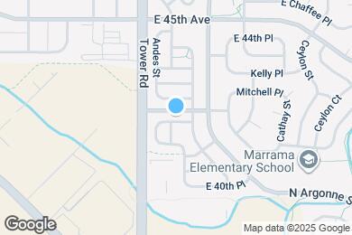 Map image of the property - 18653 E 42nd Pl