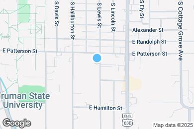 Map image of the property - 1212 S Lewis St