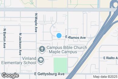 Map image of the property - 4676 E Alamos Ave