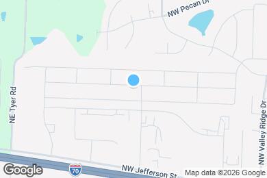 Map image of the property - 1303 NW High View Dr