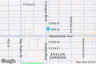 Map image of the property - 8508 Avalon Blvd