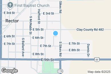 Map image of the property - 521 S Clayton St
