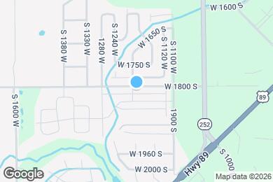 Map image of the property - 1187 W 1820 S