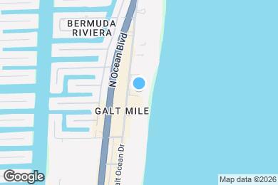 Map image of the property - 3850 Galt Ocean Dr