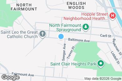 Map image of the property - 1787 Baltimore Ave