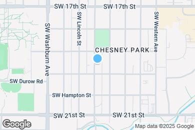 Map image of the property - 1920 SW Buchanan St