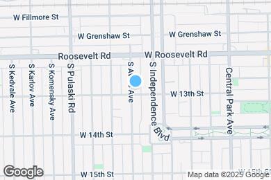 Map image of the property - 1253 S Avers Ave