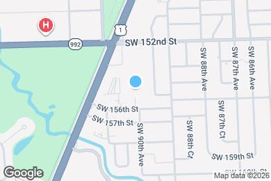 Map image of the property - 9001 SW 156th St