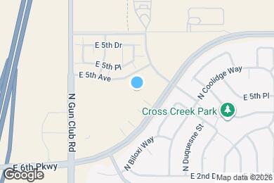 Map image of the property - 23702 E 3rd Pl