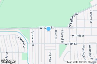 Map image of the property - 1324 Holly St