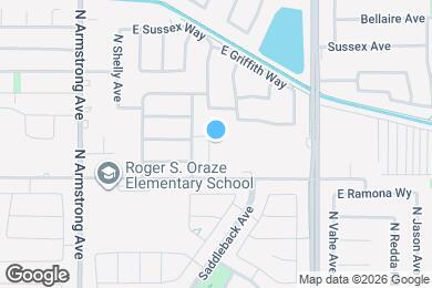 Map image of the property - 6088 E Giavanna Ave