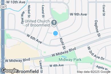 Map image of the property - 1225 W 7th Avenue Dr