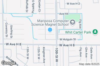 Map image of the property - 1029 W Avenue H7