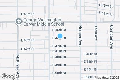 Map image of the property - 1162 E 46th St