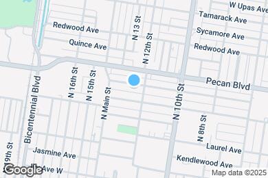 Map image of the property - 1209 W Orange Ave