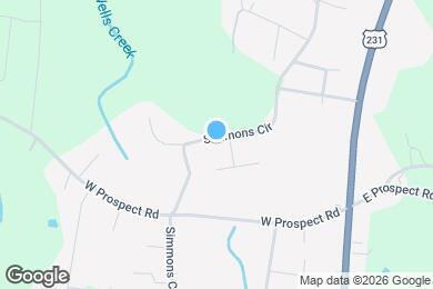 Map image of the property - 76 Simmons Cir