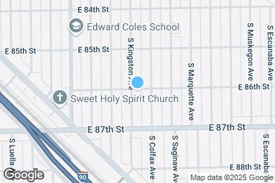 Map image of the property - 8601 S Kingston Ave