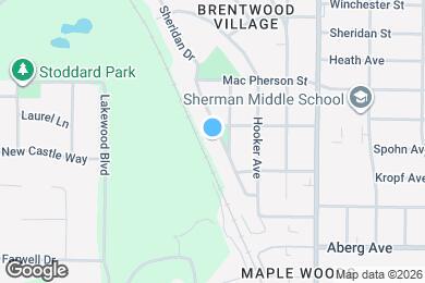 Map image of the property - 1606 Sheridan Dr