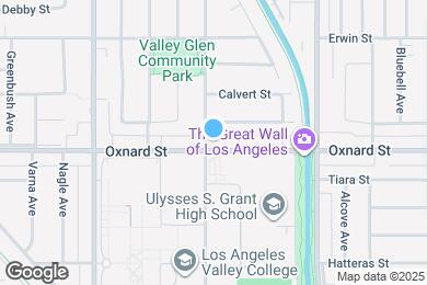 Map image of the property - 13059 Oxnard St