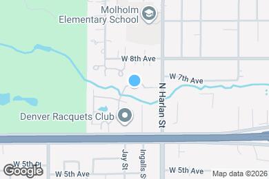 Map image of the property - 701 Harlan St